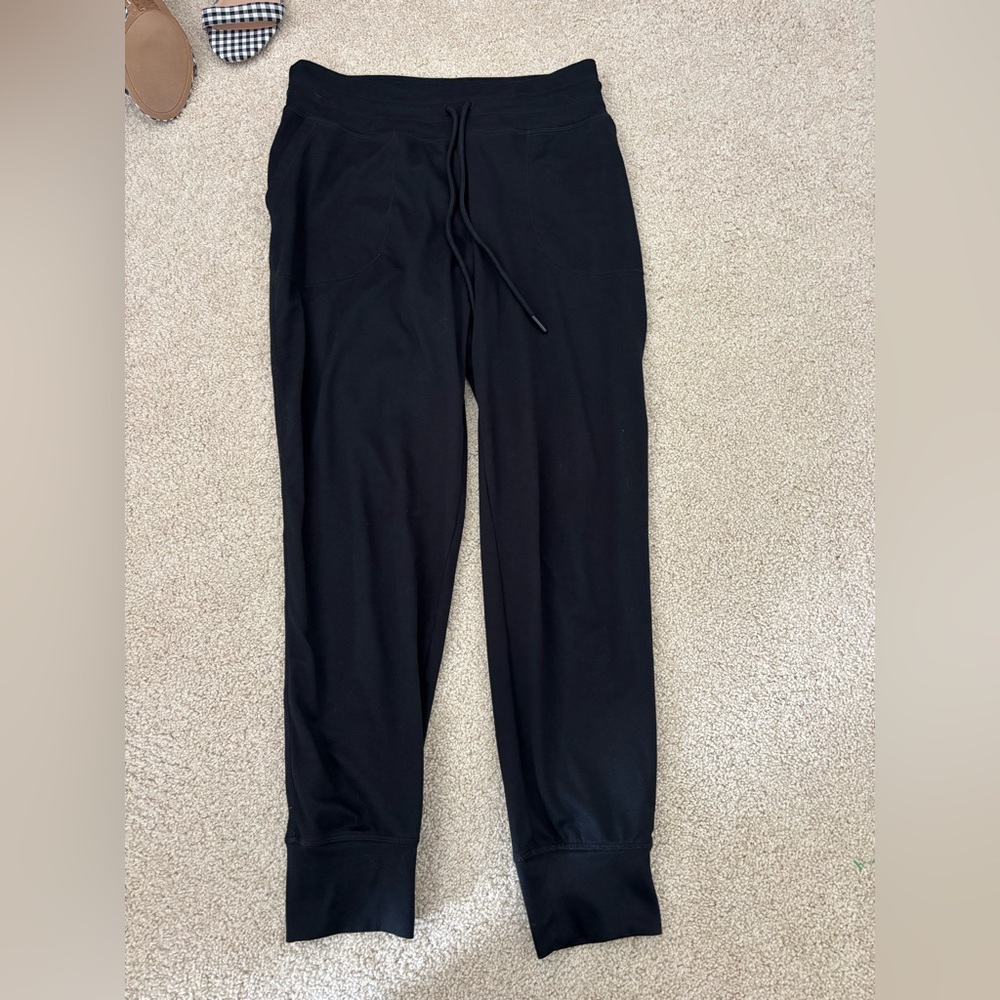 Womens lole black joggers sz small soft, athletic, athleisure